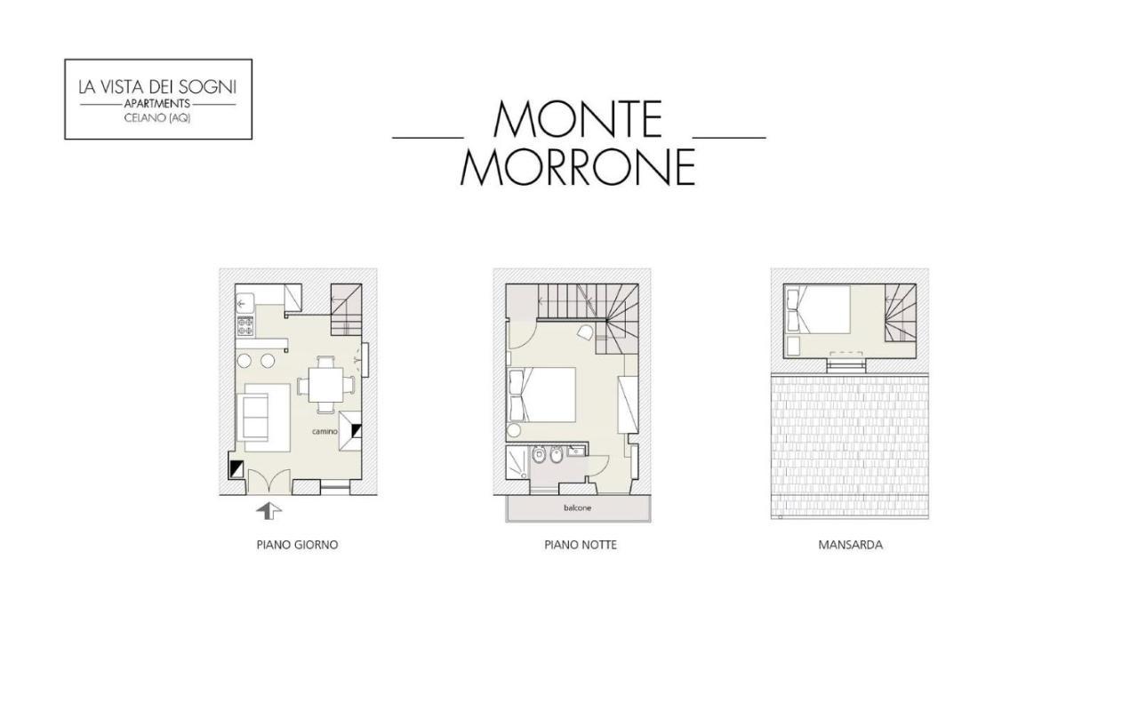 Lavistadeisogni Monte Morrone 첼라노 외부 사진